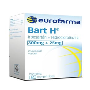 BART H 300/25MG X 30 COM