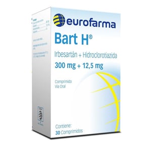 BART H 300MG/12.5MG X 30 COMP