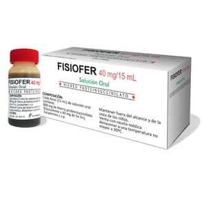 FISIOFER 40/15ML X 10 VIALES