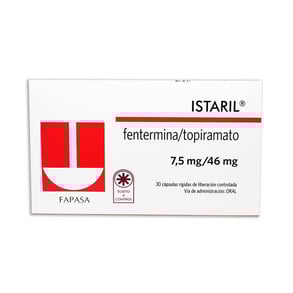 ISTARIL 7.5/46MG: FENTERMINA TOPIRAMATO X 30